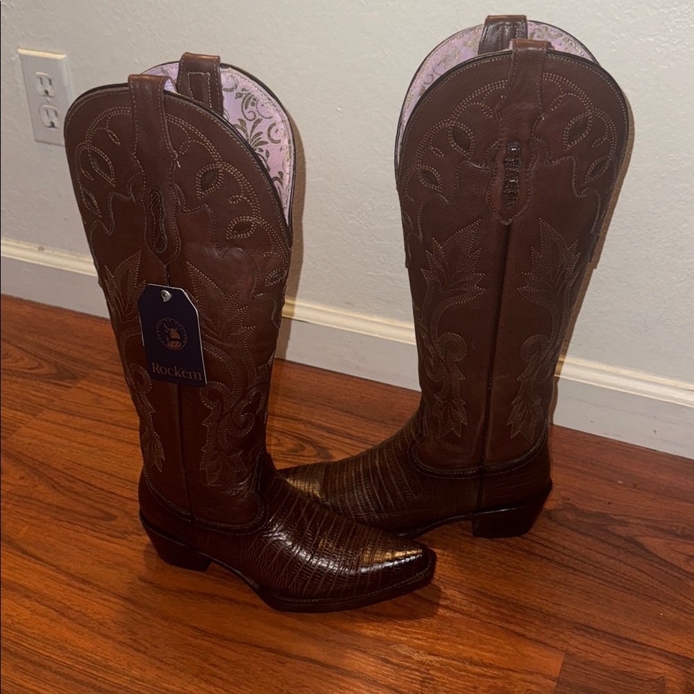 Brown Western Cowboy Boots